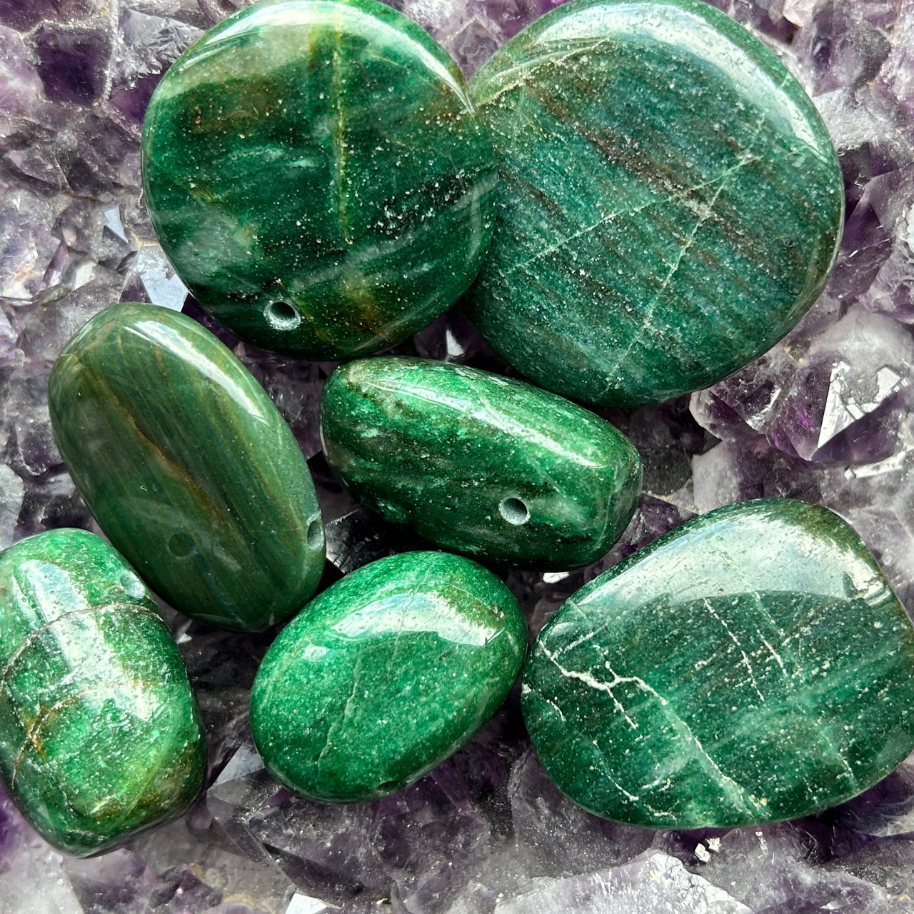 Aventurijn groen voor geluk en welvaart