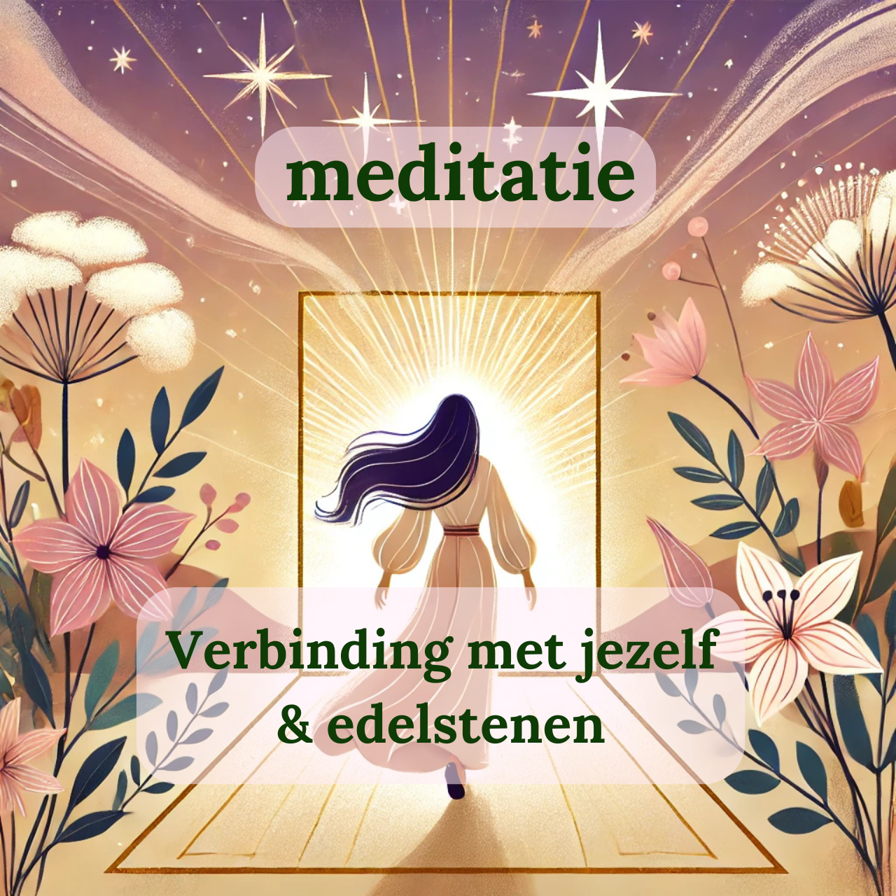 Verbinding met jezelf en edelstenen – Meditatie + Werkboek
