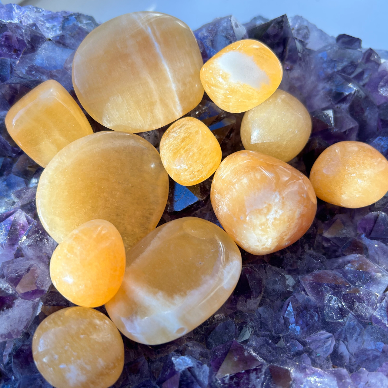 Oranje Calciet – De steen van energie, motivatie en vreugde