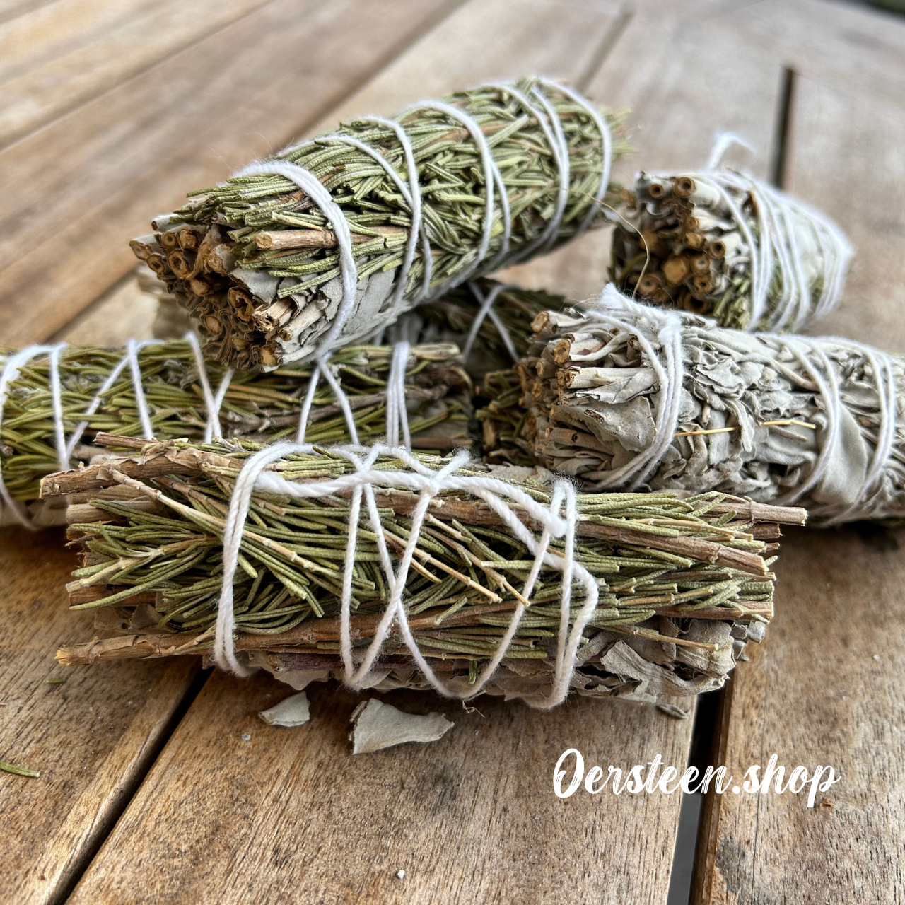 Witte Salie en Rozemarijn Smudge Stick