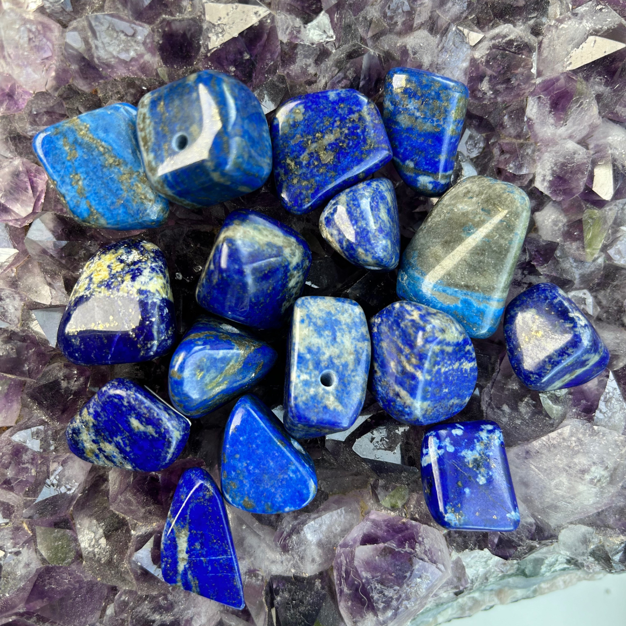 Lapis lazuli koningsblauwe kracht